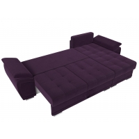 Угловой диван Нэстор (велюр фиолетовый) - Изображение 1